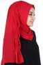 Disa - Röd Praktisk Chiffon Hijab