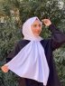 Djamila - Vit Bomull Hijab - Mirach