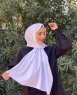 Djamila - Vit Bomull Hijab - Mirach