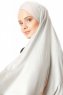 Duru - Ljusgrå & Gammelrosa Jersey Hijab