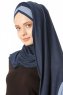 Duru - Marinblå & Indigo Jersey Hijab
