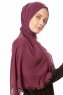 Ebru - Lila Bomull Hijab