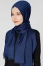 Ece Marinblå Pashmina Hijab Sjal Halsduk 400003b