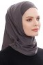 Elif - Antracit Sport Hijab - Ecardin
