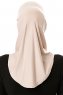 Elif - Ljus Taupe Sport Hijab - Ecardin