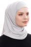 Elif - Ljusgrå Sport Hijab - Ecardin