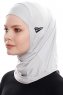 Elif - Ljusgrå Sport Hijab - Ecardin