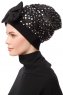 Enfleda - Svart & Ljusgrå Turban