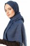 Esana - Marinblå Hijab - Madame Polo