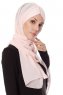 Evren - Gammelrosa Chiffon Hijab