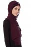 Evren - Plommon Chiffon Hijab