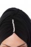 Evren - Svart Chiffon Hijab
