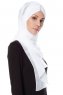 Evren - Vit Chiffon Hijab