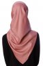 Eylul - Gammelrosa Fyrkantig Rayon Hijab