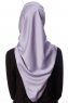 Eylul - Grå Fyrkantig Rayon Hijab