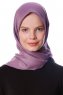 Eylul - Lila Fyrkantig Rayon Hijab