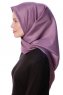 Eylul - Lila Fyrkantig Rayon Hijab