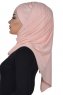 Filippa - Gammelrosa Praktisk Bumull Hijab - Ayse Turban