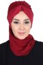 Gill - Bordeaux & Bordeaux Praktisk Hijab
