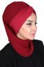 Gill - Bordeaux & Bordeaux Praktisk Hijab