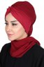 Gill - Bordeaux & Bordeaux Praktisk Hijab