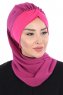 Gill - Fuchsia & Fuchsia Praktisk Hijab