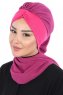 Gill - Fuchsia & Fuchsia Praktisk Hijab