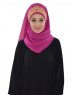 Gina Fuchsia Praktisk One-Piece Hijab Ayse Turban 324101-1