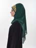 Gina Mörkgrön Praktisk Hijab Ayse Turban 324104e