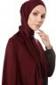 Hande - Mörklila Bomull Hijab - Gülsoy
