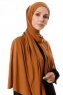 Hande - Senapsgul Bomull Hijab - Gülsoy