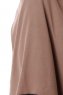 Hande - Taupe Bomull Hijab - Gülsoy