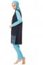 Hatice - Mörk Marinblå Burkini - Seamay