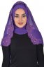 Helena - Lila Praktisk Hijab - Ayse Turban