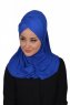 Hilda - Blå Bomull Hijab
