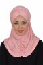 Hilda - Gammelrosa Bomull Hijab