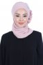 Hillevi - Gammelrosa Chiffon Instant Turban