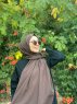 Jaeda - Brun Bomull Hijab - Mirach