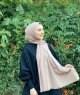 Jaeda - Taupe Bomull Hijab - Mirach