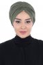 Jill - Khaki Bomull Turban - Ayse Turban