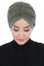 Jill - Khaki Bomull Turban - Ayse Turban