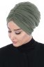 Jill - Khaki Bomull Turban - Ayse Turban