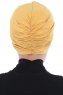 Jill - Senapsgul Bomull Turban - Ayse Turban