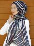 Dounia - Mönstrad Hijab