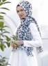 Dounia - Brun Mönstrad Hijab