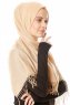 Kadri - Beige Hijab Med Pärlor - Özsoy