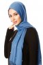 Kadri - Blå Hijab Med Pärlor - Özsoy