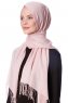 Kadri - Gammelrosa Hijab Med Pärlor - Özsoy