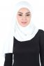Kaisa - Creme Praktisk Bumull Hijab