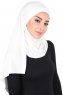 Kaisa - Creme Praktisk Bumull Hijab